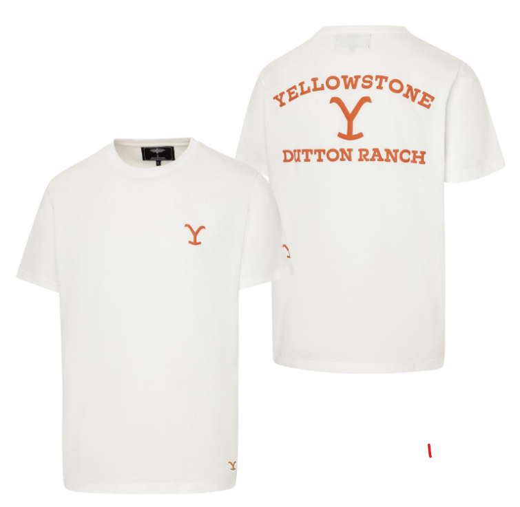 1075A T-Shirt white Yellowstone unisex póló a Stars&Stripestől. XS-3XL méretekben.